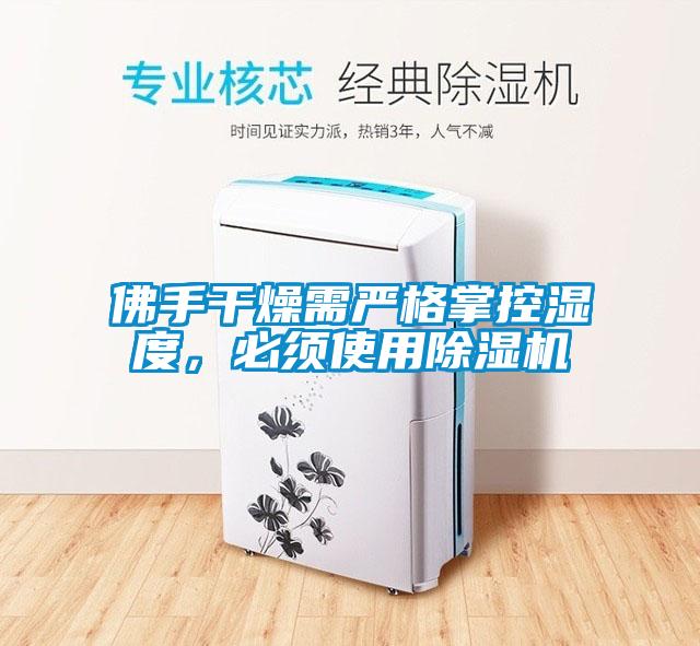 佛手干燥需严格掌控湿度,必须使用除湿机