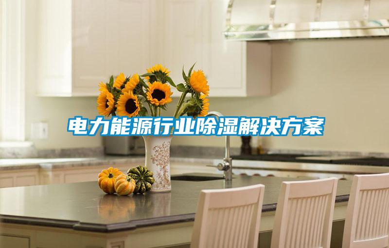 电力能源行业除湿解决方案