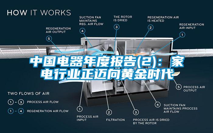 中国电器年度报告(2):家电行业正迈向黄金时代