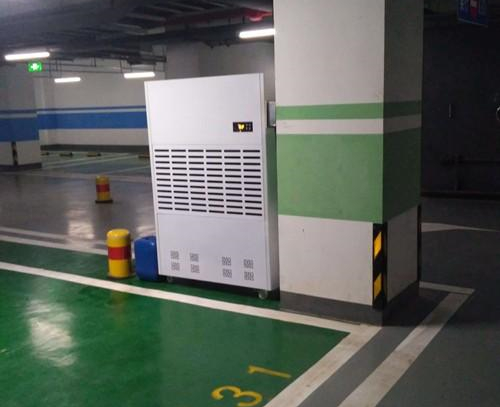 环氧地坪漆怎么干的更快,除湿机显威(图2) 地下车库除湿机