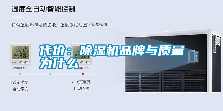 代价:除湿机品牌与质量为什么