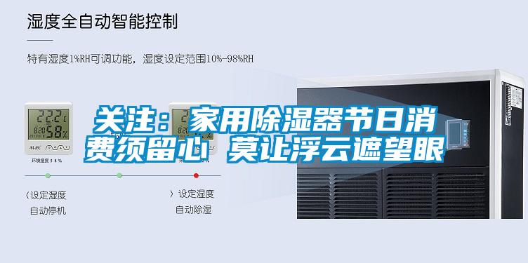 关注:家用除湿器节日消费须留心 莫让浮云遮望眼