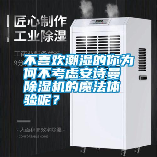 不喜欢潮湿的你为何不考虑安诗曼除湿机的魔法体验呢?