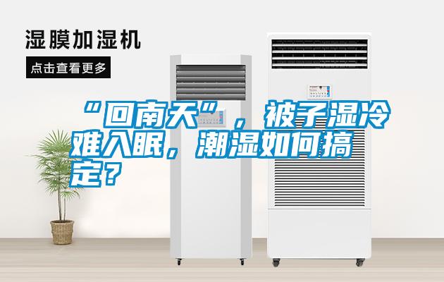 “回南天”,被子湿冷难入眠,潮湿如何搞定?