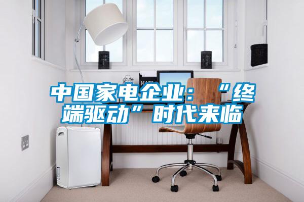 中国家电企业:“终端驱动”时代来临