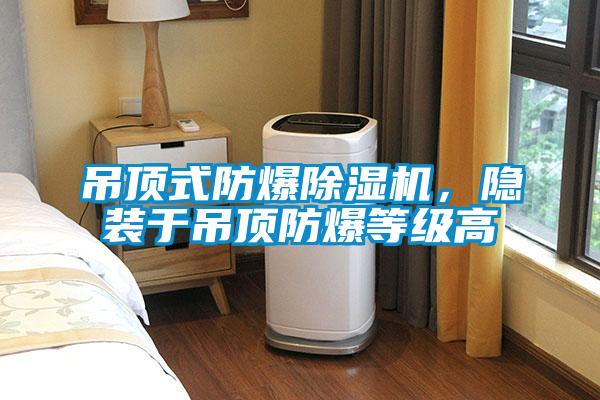 吊顶式防爆除湿机,隐装于吊顶防爆等级高