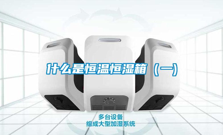 什么是恒温恒湿箱(一)