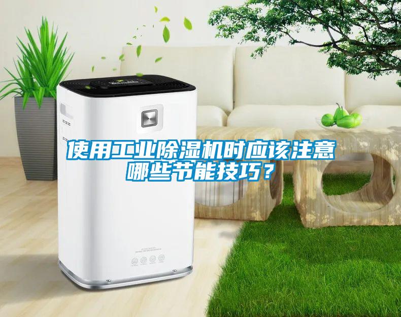 使用工业除湿机时应该注意哪些节能技巧?