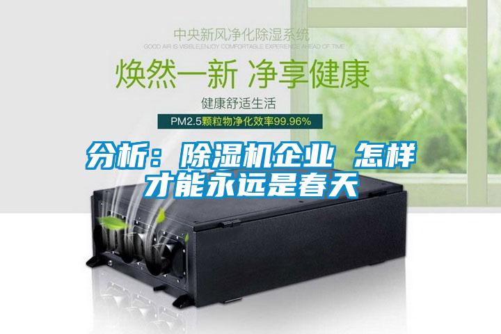 分析:除湿机企业 怎样才能永远是春天
