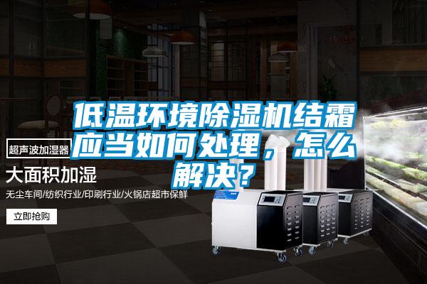 低温环境除湿机结霜应当如何处理,怎么解决?