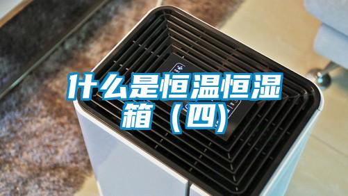 什么是恒温恒湿箱(四)