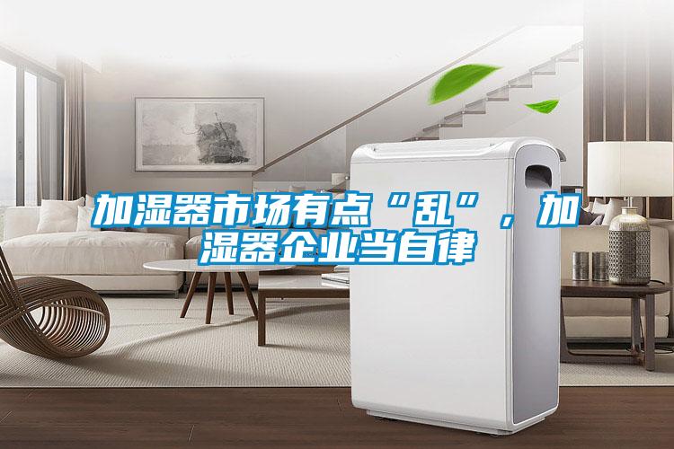 加湿器市场有点“乱”,加湿器企业当自律