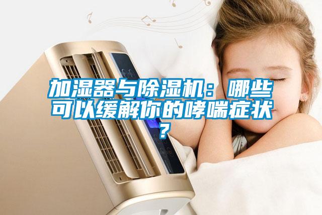 加湿器与除湿机:哪些可以缓解你的哮喘症状?