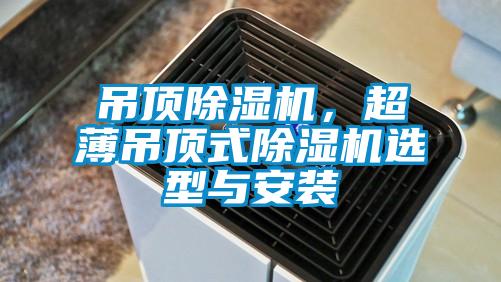 吊顶除湿机,超薄吊顶式除湿机选型与安装