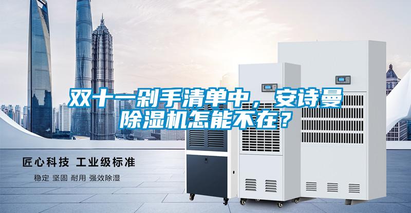 双十一剁手清单中,安诗曼除湿机怎能不在?