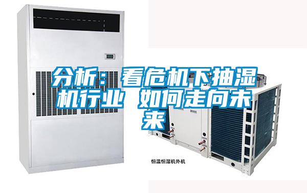 分析:看危机下抽湿机行业 如何走向未来