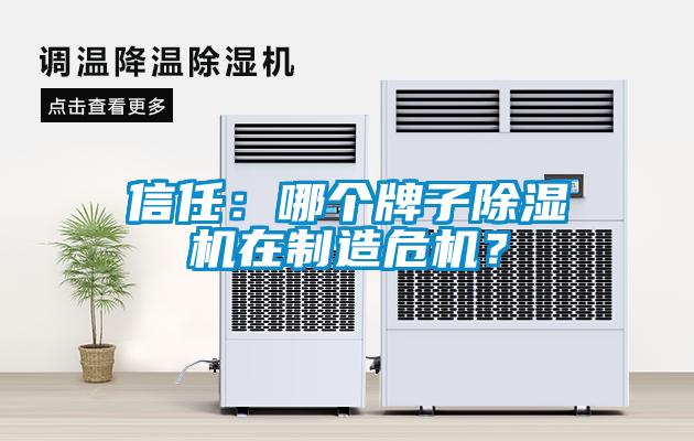 信任:哪个牌子除湿机在制造危机?