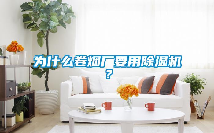为什么卷烟厂要用除湿机?
