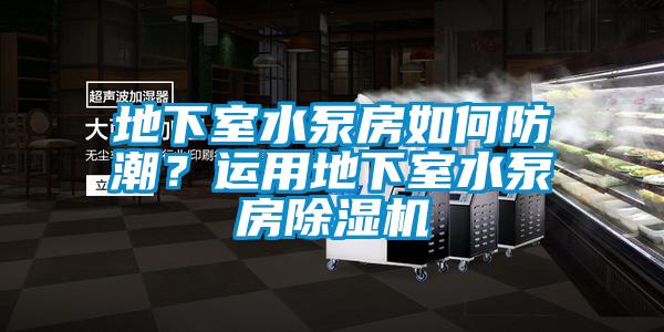 地下室水泵房如何防潮?运用地下室水泵房除湿机