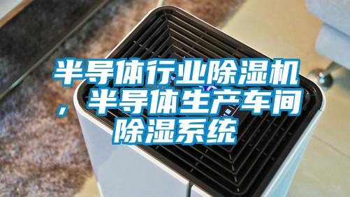 半导体行业除湿机,半导体生产车间除湿系统