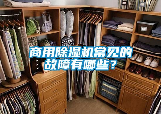 商用除湿机常见的故障有哪些?