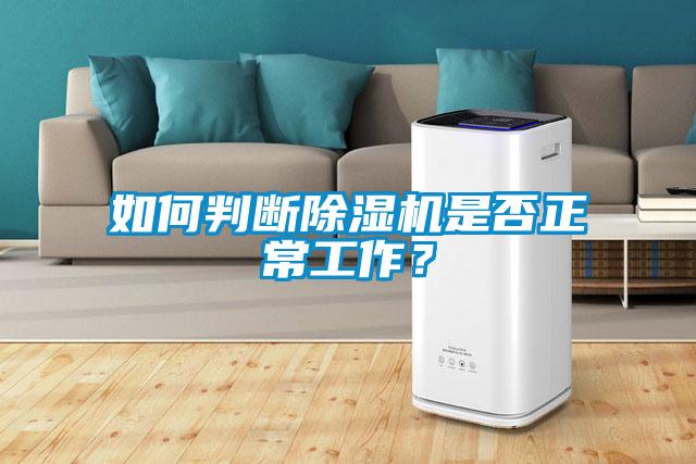 如何判断除湿机是否正常工作?