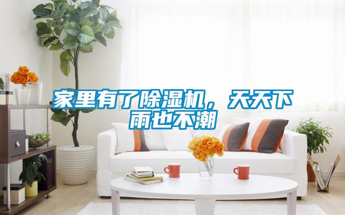 家里有了除湿机,天天下雨也不潮