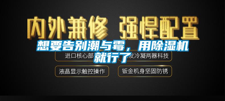 想要告别潮与霉,用除湿机就行了