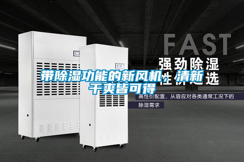 带除湿功能的新风机,清新干爽皆可得