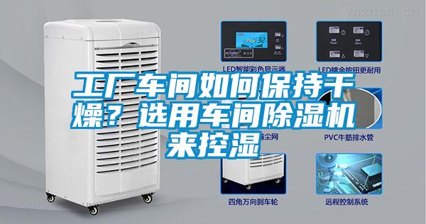 工厂车间如何保持干燥?选用车间除湿机来控湿
