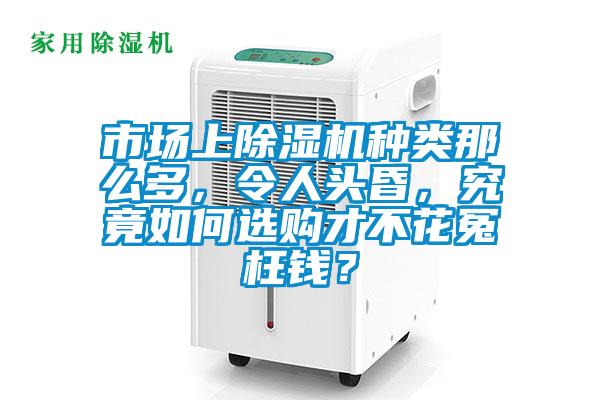 市场上除湿机种类那么多,令人头昏,究竟如何选购才不花冤枉钱?