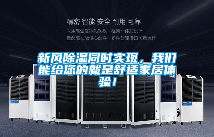 新风除湿同时实现,我们能给您的就是舒适家居体验!