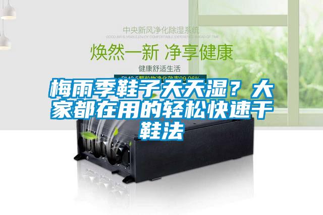 梅雨季鞋子天天湿?大家都在用的轻松快速干鞋法