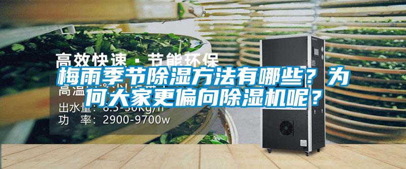 梅雨季节除湿方法有哪些?为何大家更偏向除湿机呢?