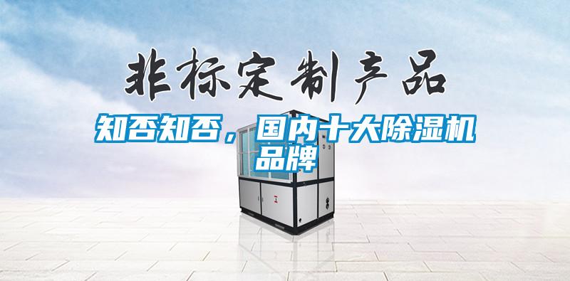 知否知否,国内十大除湿机品牌