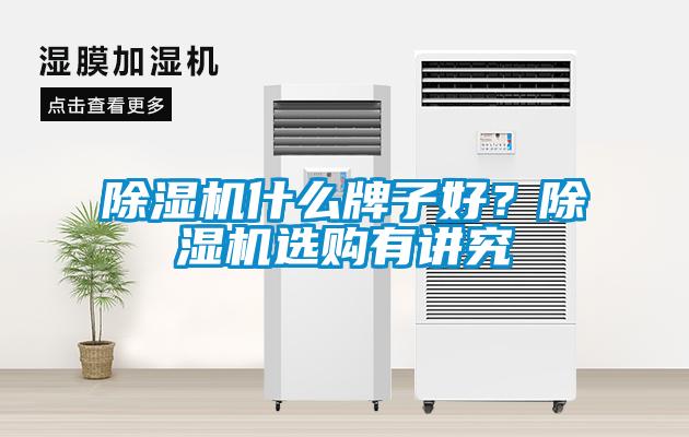 除湿机什么牌子好?除湿机选购有讲究