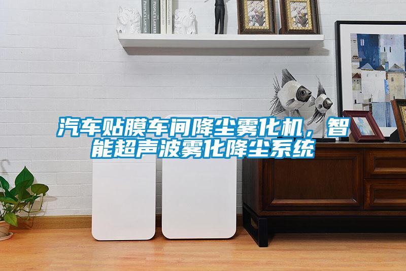 汽车贴膜车间降尘雾化机,智能超声波雾化降尘系统