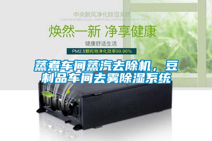 蒸煮车间蒸汽去除机,豆制品车间去雾除湿系统
