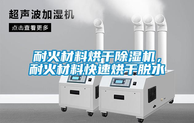 耐火材料烘干除湿机,耐火材料快速烘干脱水