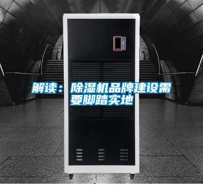 解读:除湿机品牌建设需要脚踏实地