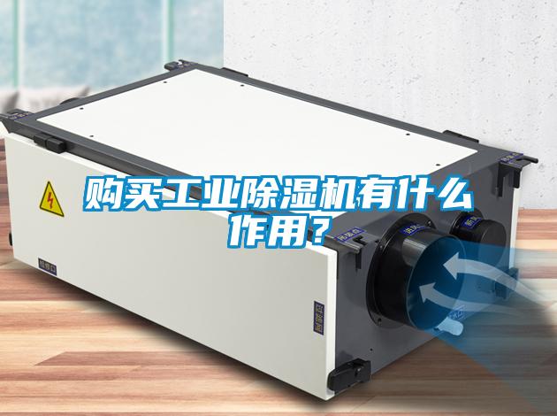 购买工业除湿机有什么作用?