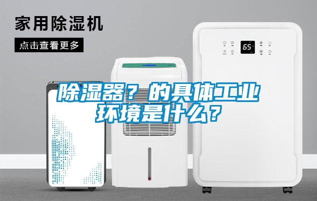 除湿器?的具体工业环境是什么?