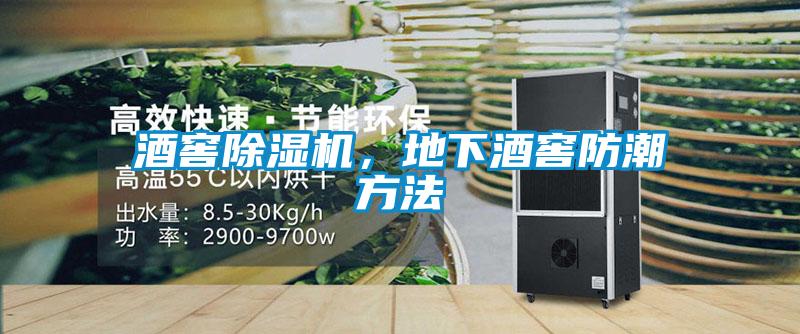 酒窖除湿机,地下酒窖防潮方法