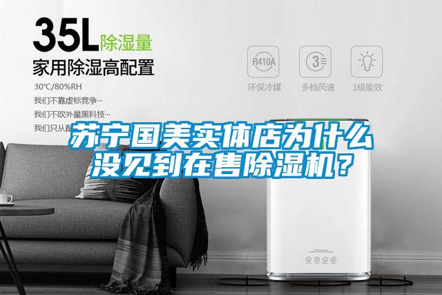 苏宁国美实体店为什么没见到在售除湿机?
