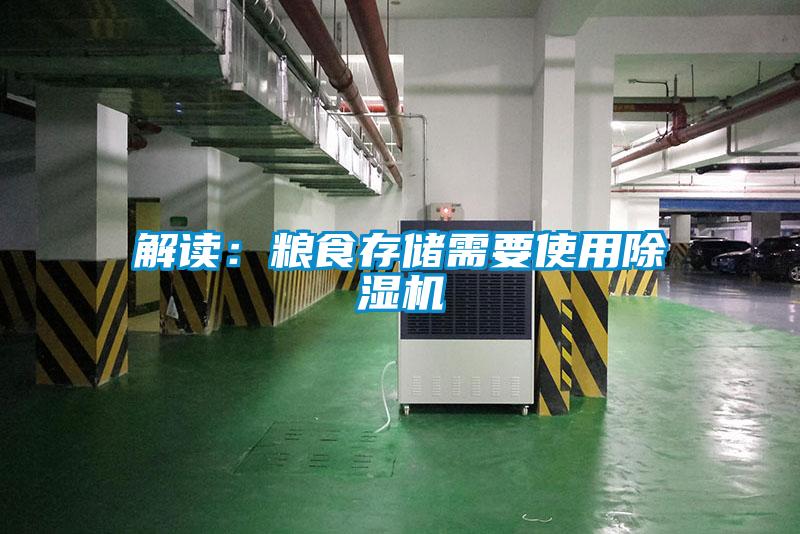解读:粮食存储需要使用除湿机