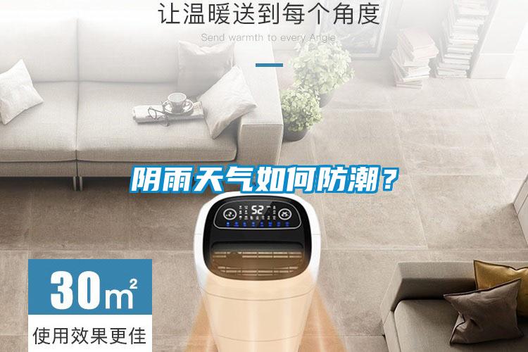 阴雨天气如何防潮?