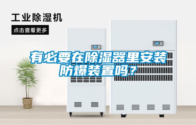 有必要在除湿器里安装防爆装置吗?