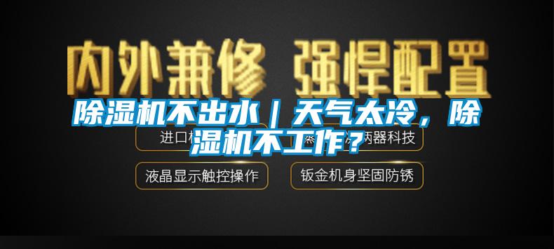 除湿机不出水|天气太冷,除湿机不工作?