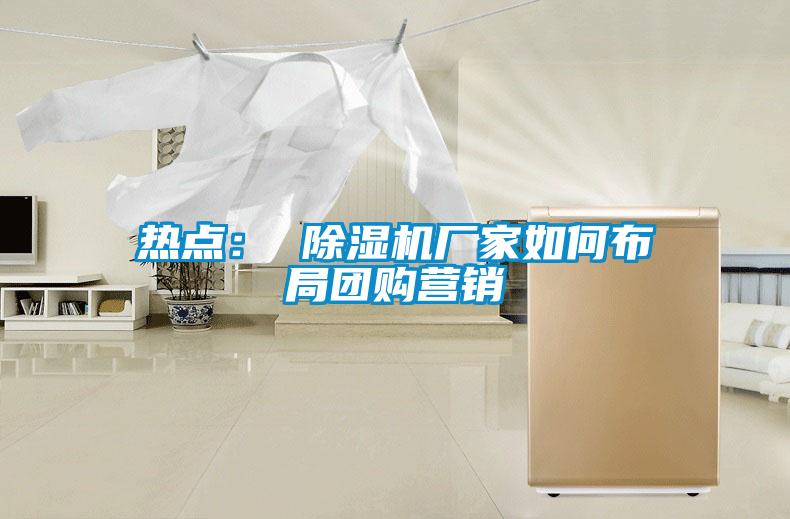 热点: 除湿机厂家如何布局团购营销