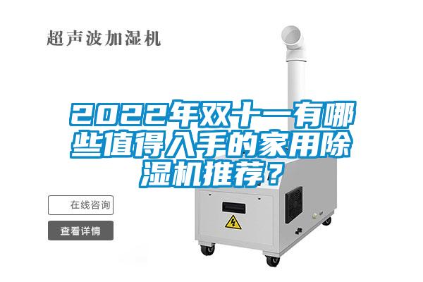 2022年双十一有哪些值得入手的家用除湿机推荐?